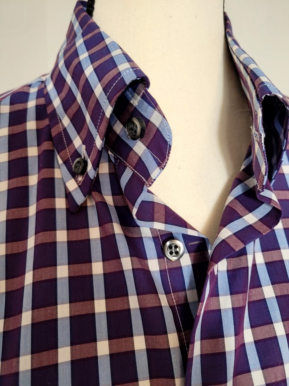 New Culturata Men's Dress Shirt. Made In Italy 100% Cotton Sz 16.5 - Picture 3 of 10
